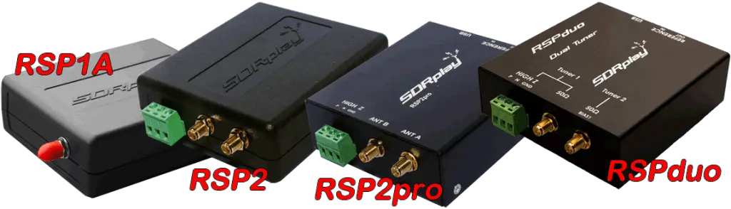 De RSP's van SDRplay